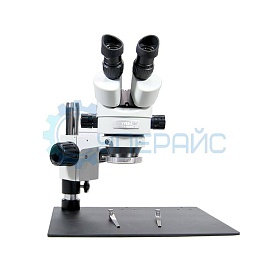 Бинокулярный стереоскопический микроскоп Crystallite SZM45 ZOOM (90X) на штативе фото