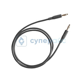 Банан-банан сечение 2,5мм 1 метр черный фото