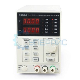 Лабораторный блок питания Korad KA3003D (30В, 3А) фото
