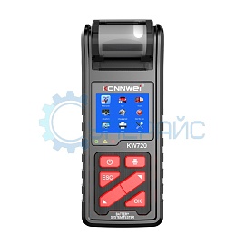 Тестер аккумуляторных батарей Konnwei KW720 со встроенным принтером фото
