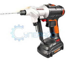 Дрель-шуруповерт с двумя патронами и сумкой фото