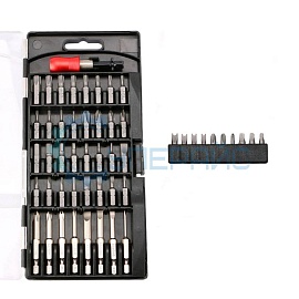 Набор бит для шуруповерта BROPPE в кейсе 51 шт фото