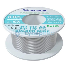 Припой MECHANIC MEDS993 Sn99.3/Pb0.7 (0.8 мм, 100 г) фото