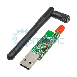 USB модуль ZigBee на базе чипа СС2531 с антенной фото