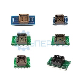 Набор адаптеров для микросхем в корпусе PLCC (6 в 1) фото