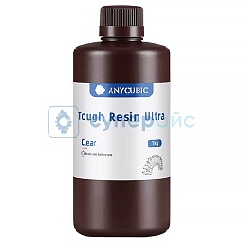 Смола светоотверждаемая Anycubic Tough Resin Ultra сверхпрочная, прозрачная, 1 кг фото