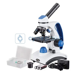 Монокулярный учебный микроскоп AmScope M162C-2L-PB10-V287 фото