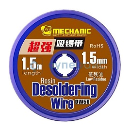 Оплетка для выпайки MECHANIC DW50 1,5 мм, 1,5 м фото