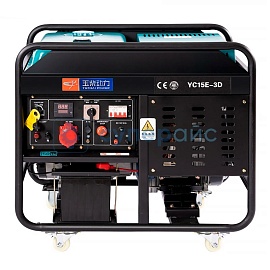 Генератор Yuchai power 13 кВт AVR с открытой рамой 220/380 В фото