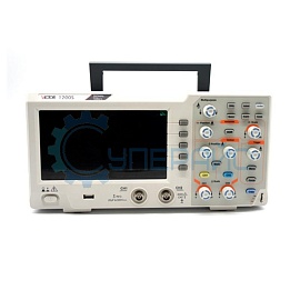 Осциллограф настольный цифровой VICTOR 1200S (2 канала, 200 МГц) фото