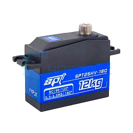 Серводвигатель SPT Servo SPT25HV-180 (180°, 12 кг*с*см) фото