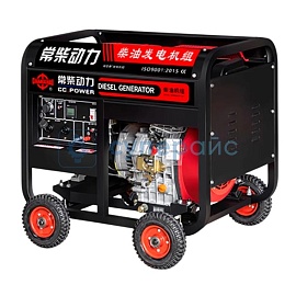 Генератор Changchai 12 кВт с открытой рамой 380 В фото