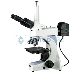 Цифровой металлографический микроскоп AmScope ME400TB-10MT фото