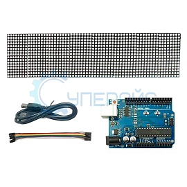 Светодиодная матрица с контроллером UNO, совместимым со средой Arduino фото