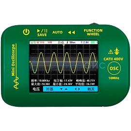 Портативный осциллограф BSIDE OT2 с зажимами типа крокодил фото