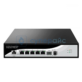 Коммутатор PoE Lianguo LG520S-5T1XS фото