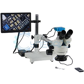 Микроскоп Saike Digital SK2126HDMI-T2H5 на поворотном штативе фото
