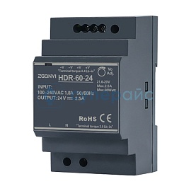 Блок питания на DIN-рейку ZGQNYI HDR-60-24 фото