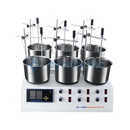 Шестиканальная асинхронная мешалка Dingxinyi DF-106S фото