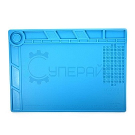 Коврик силиконовый термостойкий, для пайки S-140 (350*250 мм) фото