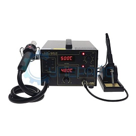 Цифровая термовоздушная паяльная станция GORDAK 952 фото