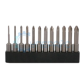 Набор крестообразных бит BROPPE PH 12 шт фото