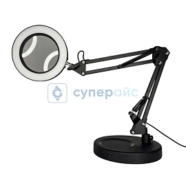 Лампа-лупа Qianyi MT-1028 с круглым основанием фото