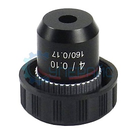 Объектив Saike Digital 4x для биологических микроскопов фото