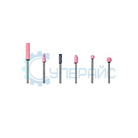 Шарошки абразивные HiLDA для мини дрели 6 шт фото