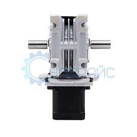 Шаговый двигатель с червячным редуктором UMot 42HSC6403 (1:60) с двухсторонним валом фото