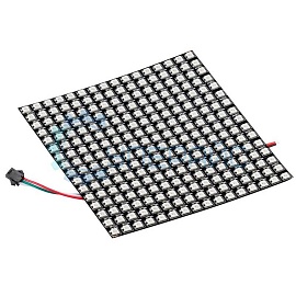 Адресная гибкая светодиодная матрица 16x16 на базе WS2812B фото