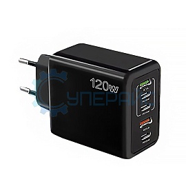 Адаптер A506-3C+2U с мощностью 120 Вт фото