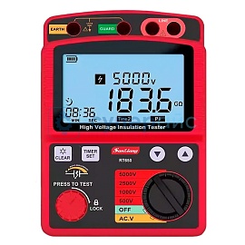 Тестер сопротивления изоляции SanLiang RТ650 фото