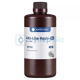 Фоточувствительная смола Anycubic ABS-Like Resin V2, белая, 1 кг фото