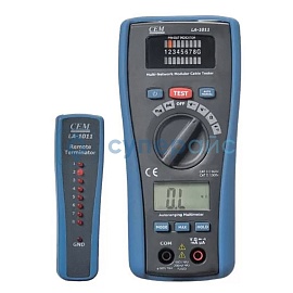 Многофункциональный кабель-тестер CEM LA-1011 с мультиметром фото