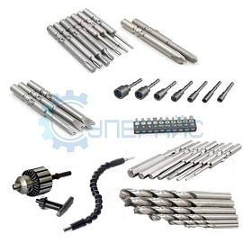 Аксессуары для аккумуляторной отвертки (с патроном 6 мм) 45 предметов фото