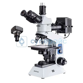 Цифровой металлографический микроскоп AmScope ME580TC-PZ-2L-10M фото