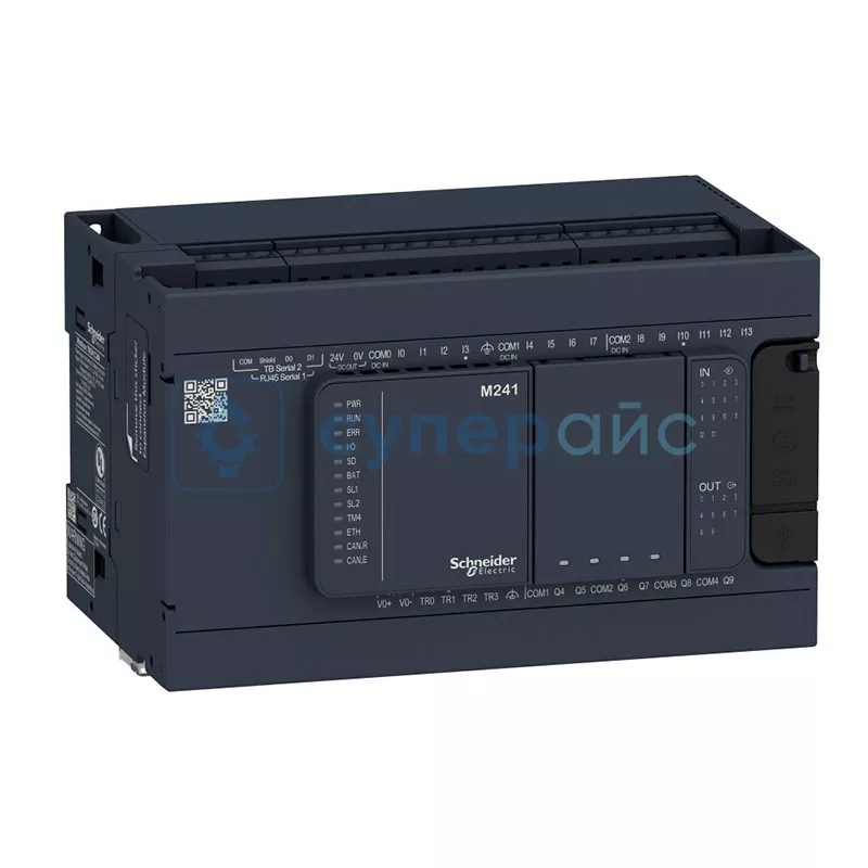 Заказать PLC контроллер Schneider Electric TM241C24R | Суперайс