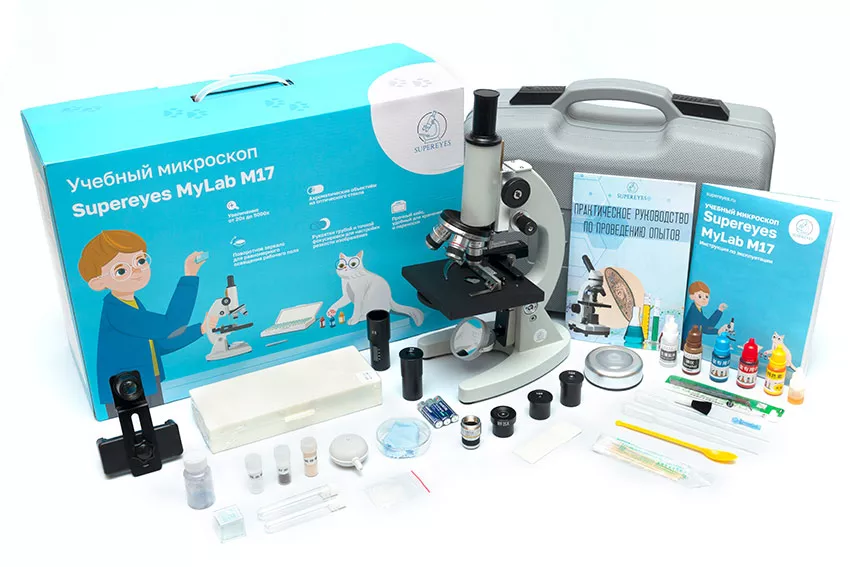 Выбираем для ребенка микроскоп из серии Supereyes MyLab с Суперайс