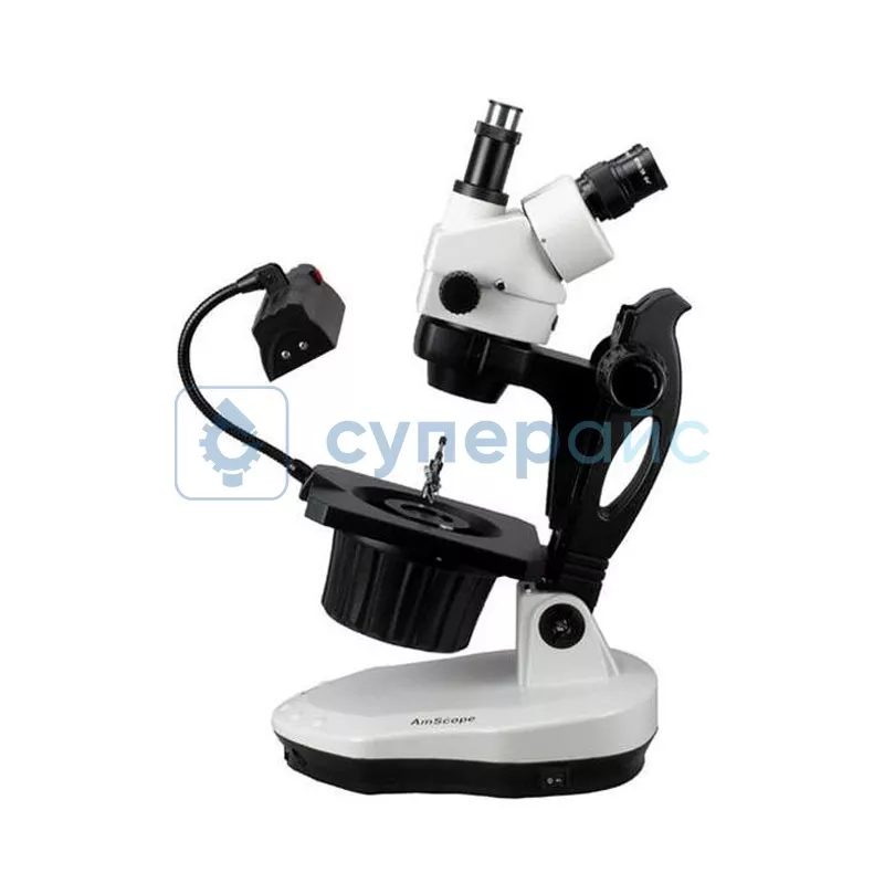 Купить тринокулярный стереомикроскоп AmScope GM400T в магазине Суперайс